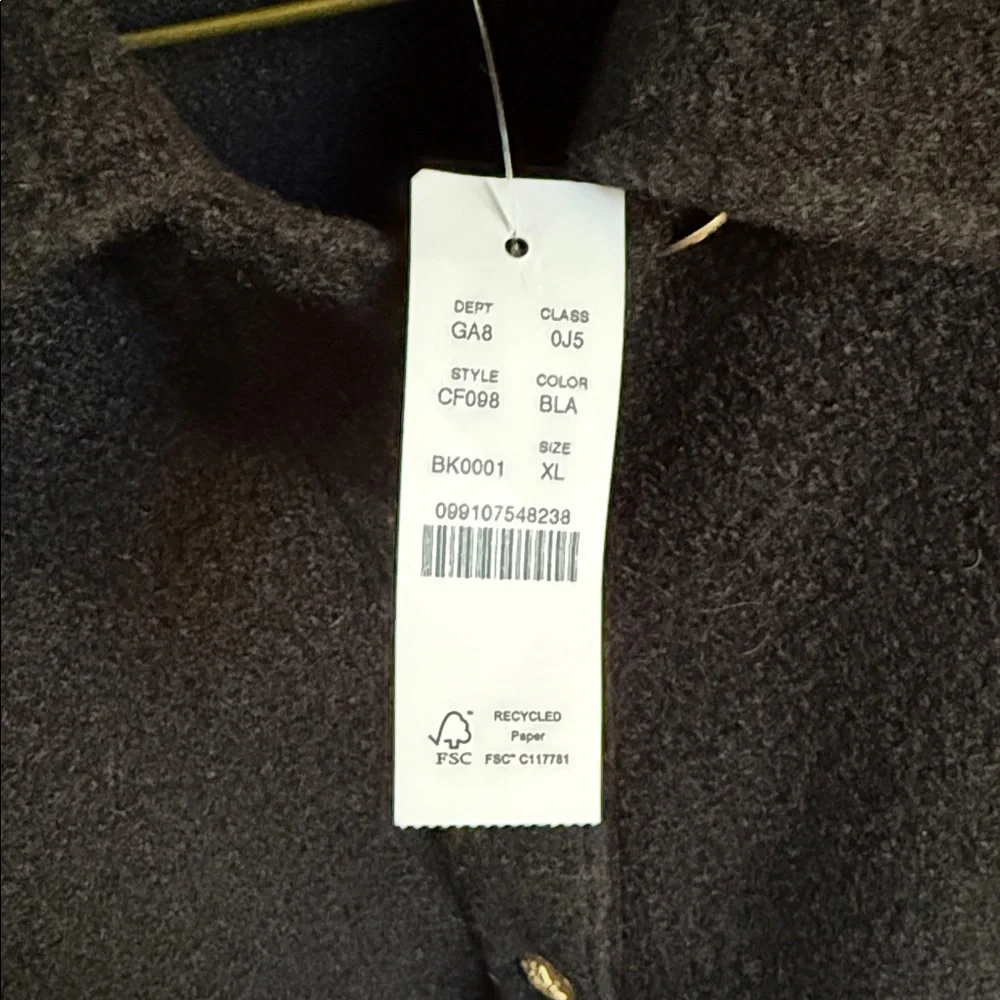 J. Crew Bouclé shirt-jacket size xl NWT